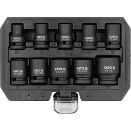 Yato ZESTAW NASADEK UDAROWYCH KRÓTKICH 1/2" ZAWIERA 10