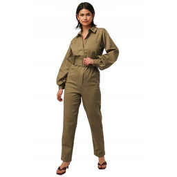 Na-Kd Kombinezon Damski Khaki Klasyczny 36 3_x