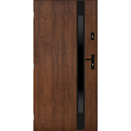 Drzwi zewnętrzne asti 90P orzech prawe