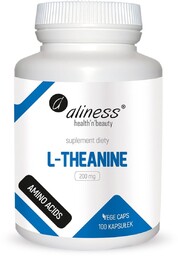 Aliness - L-Theanine 200 mg - 100 kapsułek