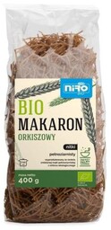 MAKARON (ORKISZOWY RAZOWY) NITKI BIO 400G NIRO