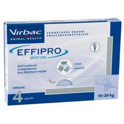 VIRBAC Effipro Spot-On M, 4 szt. - preparat