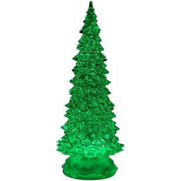 Światła wróżek i choinka świecąca w różnych kolorach