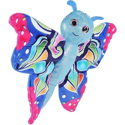 Wild Republic 21411 Huggers motyl niebieska pluszowa zabawka