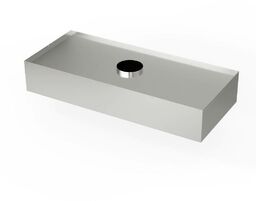 FORGAST Okap nierdzewny centralny 120x110 cm