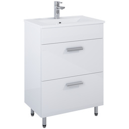 Zestaw szafka z umywalką Iga 60 cm biała