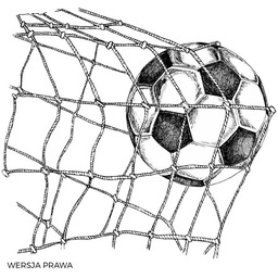 Naklejka piłka nożna średnia 150cm mundial z piłką