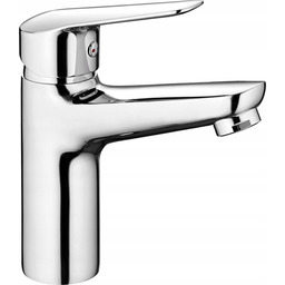 Bateria umywalkowa stojąca Deante Boro chrom.