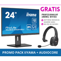 PROMO PACK iiyama ProLite XUB2493HSU-B7 24" IPS LED