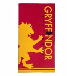 DUŻY Ręcznik plażowy 70x140 Harry Potter Gryffindor bawełniany