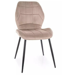 Krzesło Jake Velvet Ciemny Beżowy