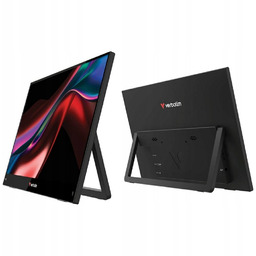 Monitor przenośny dotykowy Verbatim Light 15,6" Fhd czarny