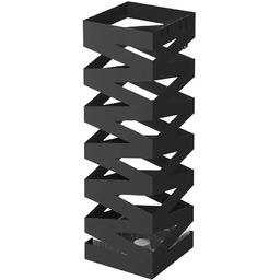 Elior Czarny ażurowy stojak na parasole R8-H04