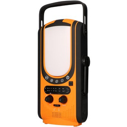 EXTRALINK Radio EPS-6000 Zółte, Alarmowe SOS z dynamo,