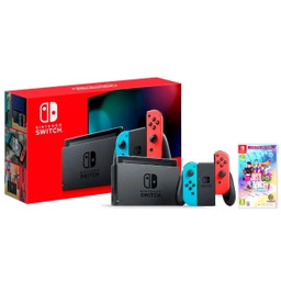 Nintendo Switch Joy-Con v2 Czerwono-niebieski + Just Dance