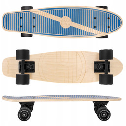 Deskorolka Fiszka Klasyczna Drewniana Do Jazdy Miejskiej Młodzieżowa