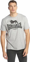 Lonsdale męskie logo Regular Fit T-shirt - Marl