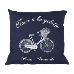 Poduszki Ozdobne BICYCLETTE Granatowe
