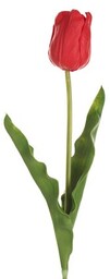 TULIPAN Sztuczny kwiat do salonu 56 cm czerwony