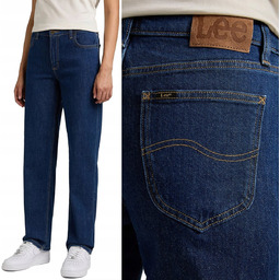 Lee JANE REGULAR STRAIGHT Dark Hydro MOM JEANS