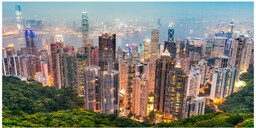 Foto obraz szkło hartowane Hongkong