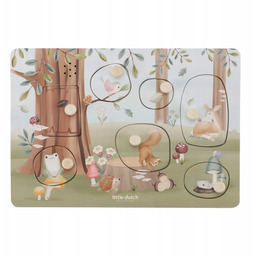 Puzzle dźwiękowe Forest Friends Fsc Little Dutch
