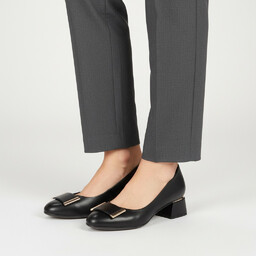 Armodo Czółenka damskie, cholewka skóra naturalna gładka klasyczny