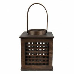 Lampion Boho Bambusowy Brązowy D Clayre & Eef