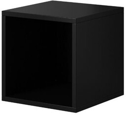Szafka wisząca otwarta czarna mat 37 cm Rock