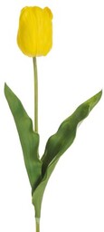 TULIPAN Sztuczny kwiat do salonu 56 cm żółty