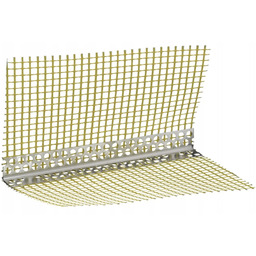 Narożnik Aluminiowy Z Siatką 10x10 2,5 mb 20x20x30mm