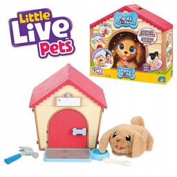Little Live Pets Piesek Z Domkiem Pluszowa Interaktywna