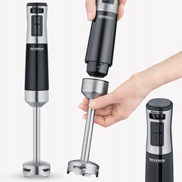 Blender Ręczny Regulacja Turbo Czarny 600W Severin