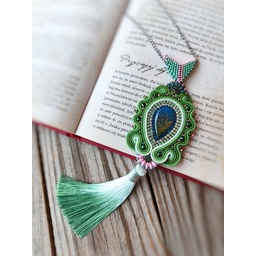 Pakamera Wisior sutasz Green Pastel