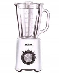 Blender kielichowy szklany Mpm 1,5l kruszenie lodu