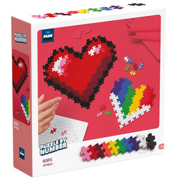 Plus-Plus, Puzzle by number serce- 250 el.