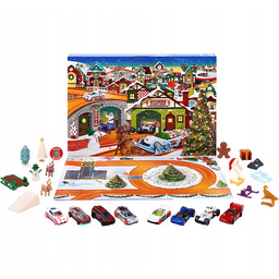 Hot Wheels Zestaw pojazdów Kalendarz adwentowy HKL74