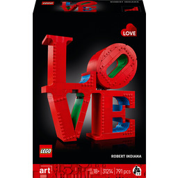 klocki Lego Art 31214 Love Napis Czerwone literki