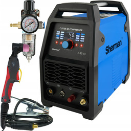 Przecinarka Plazmowa Cutter 42 Compressor Sherman Wbudowany Kompresor
