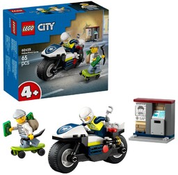 LEGO City, klocki, Pościg na motocyklu policyjnym, 60455
