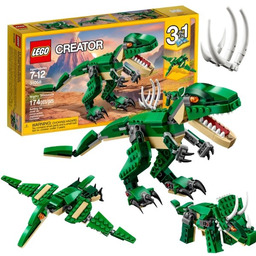 LEGO CREATOR 31058 POTĘŻNE DINOZAURY T-REX PTERODAKTYL TRICERATOPS