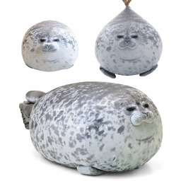 PLUSZOWA FOKA MIĘKKA PODUSZKA MASKOTKA PLUSZAK DLA DZIECI