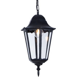 Lumes Czarna Lampa Wisząca Ogrodowa Retro M2-K39