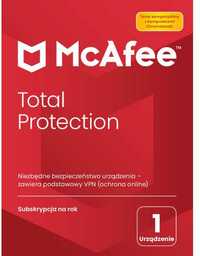 McAfee Total Protection 1 PC/1 Rok wersja 2023