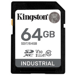Kingston Industrial SDHC 64GB Class 10 A1 pSLC