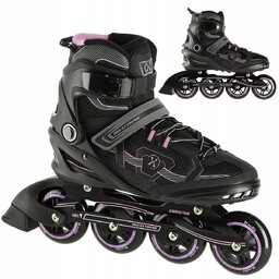 Rolki Łyżworolki ABEC-9 Damskie Kauczukowe Dla Dorosłych Rekreacyjne