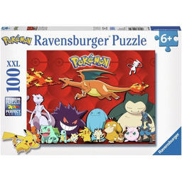 Pokemon Puzzle do układania Ramkowe podłogowe 100 Elementów