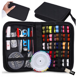 ZESTAW DO SZYCIA przybornik krawiecki 128 el. igły