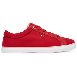 Tenisówki Tommy Hilfiger Th Low Vulc FW0FW09390 Czerwony