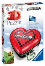 RAVENSBURGER Puzzle 3D Minecraft Serce (54 elementy)